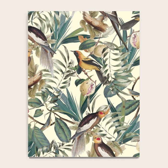 Floral and Birds Vintage Garden Notebook Gallery Image 4
