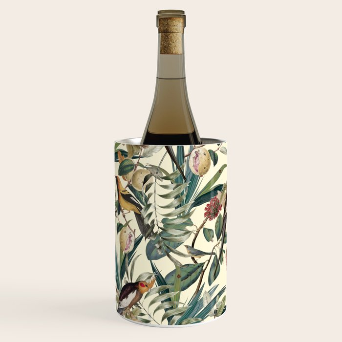 Floral and Birds Vintage Garden Wine Chiller Gallery Image 2