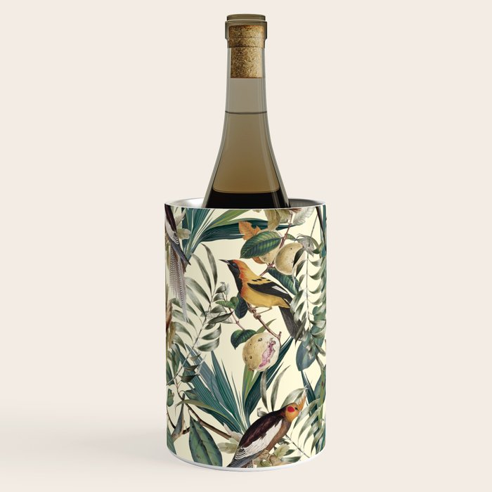 Floral and Birds Vintage Garden Wine Chiller Gallery Image 3