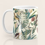 Floral and Birds Vintage Garden Coffee Mug Gallery Image 3