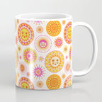 Here Comes the Sun - Pink and Yellow Coffee Mug Gallery Image 1