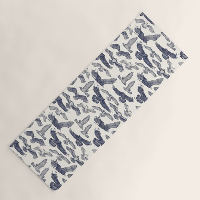 birds of prey blue Yoga Mat Gallery Image 1