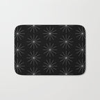 Minimalist Starburst Pattern VII Bath Mat Gallery Image 1