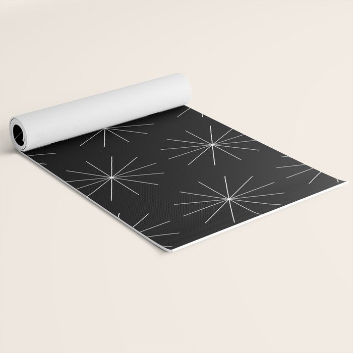 Minimalist Starburst Pattern VII Yoga Mat Gallery Image 2