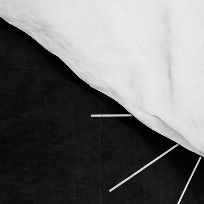 Minimalist Starburst Pattern VII Comforter Gallery Image 4