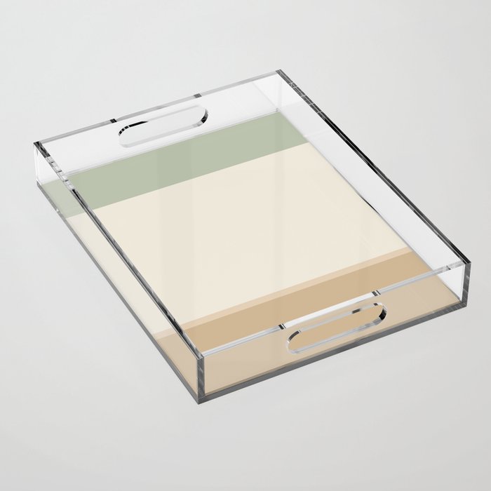 Contemporary Color Block LII Acrylic Tray Gallery Image 1