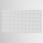 Minimalist Fine Weave Pattern in Gray and White Tablecloth Gallery Image 2
