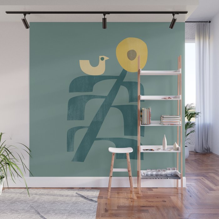 Giant sunflower Wall Mural Gallery Image 1