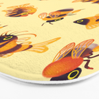 Bumblebee and fish Bath Mat Gallery Image 3