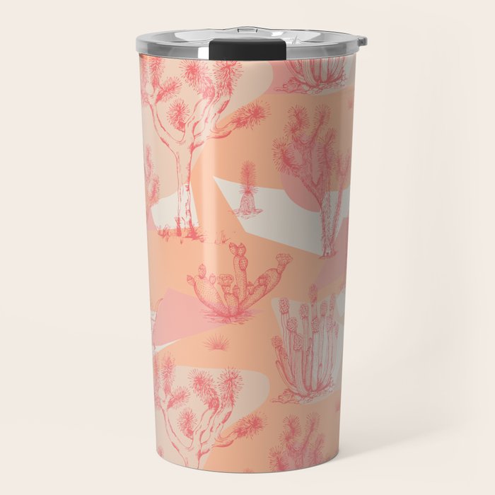 Peach Mohave Desert Travel Mug Gallery Image 1
