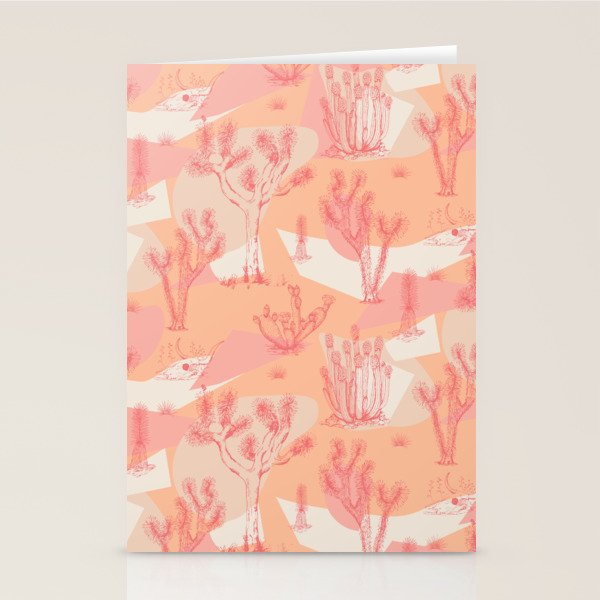 Peach Mohave Desert Stationery Card Gallery Image 2