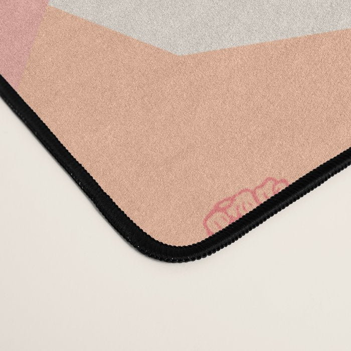 Peach Mohave Desert Desk Mat Gallery Image 4