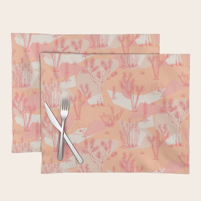 Peach Mohave Desert Placemat Gallery Image 1