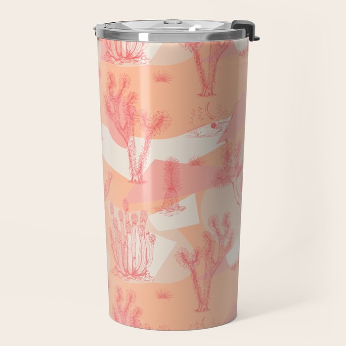 Peach Mohave Desert Travel Mug Gallery Image 2