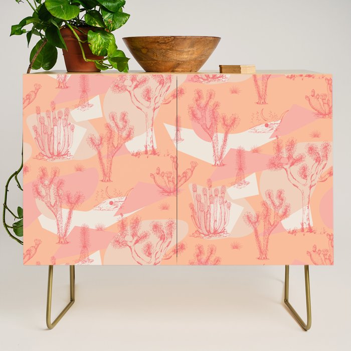 Peach Mohave Desert Credenza Gallery Image 1