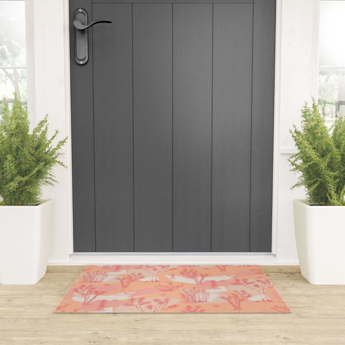 Peach Mohave Desert Welcome Mat Gallery Image 3