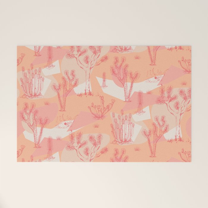 Peach Mohave Desert Welcome Mat Gallery Image 1