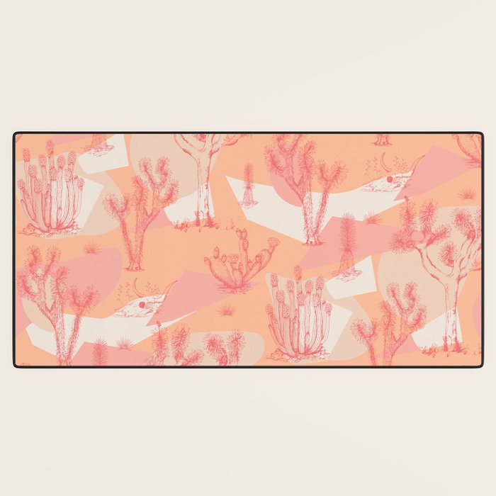 Peach Mohave Desert Desk Mat Gallery Image 3