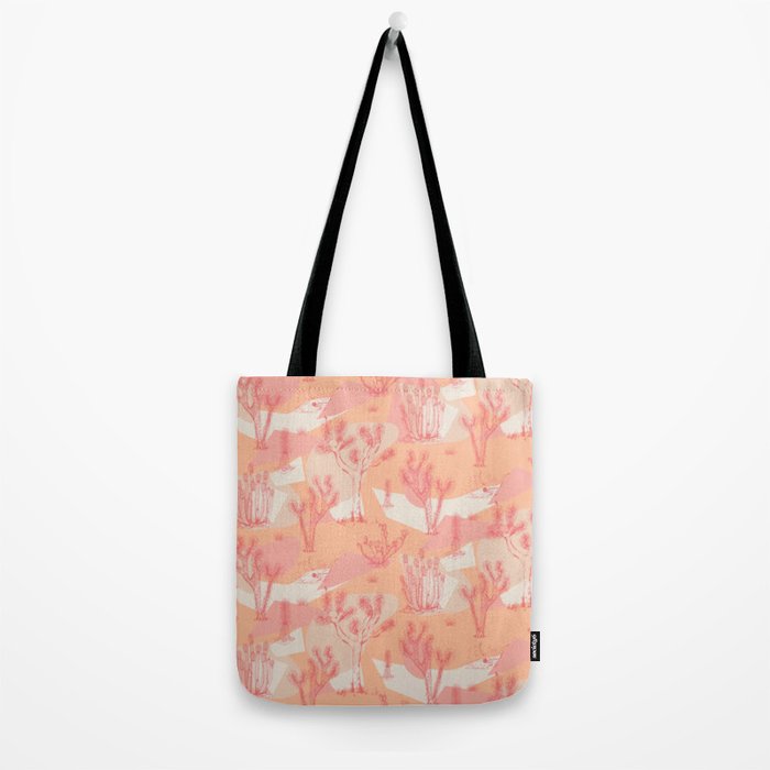 Peach Mohave Desert Tote Bag Gallery Image 2
