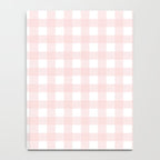 Pastel pink gingham pattern Notebook Gallery Image 4