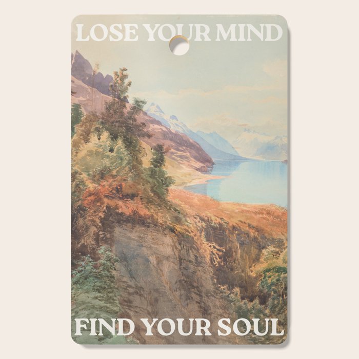 Lose Your Mind Find Your Soul Cutting Board Gallery Image 1
