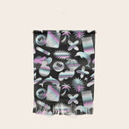 Trendy holographic y2k sticker pattern Wall Hanging Gallery Image 1