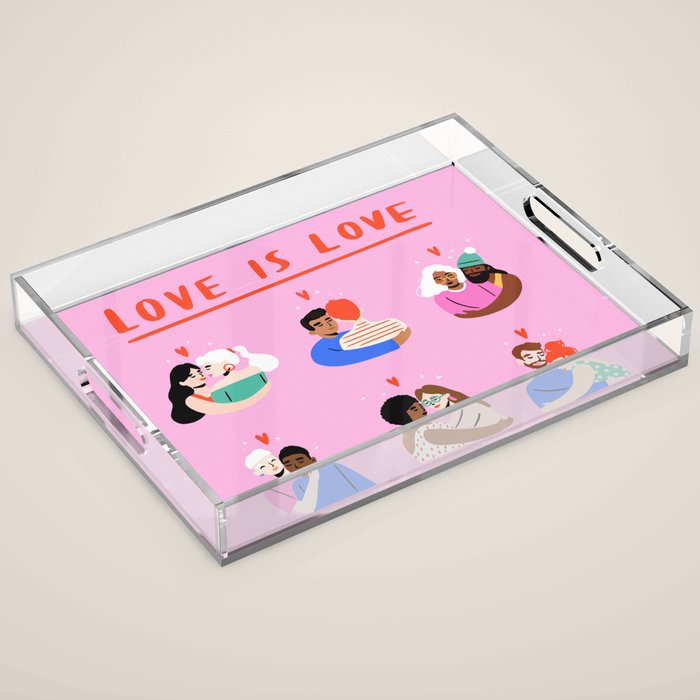 Love is Love Acrylic Tray Gallery Image 1