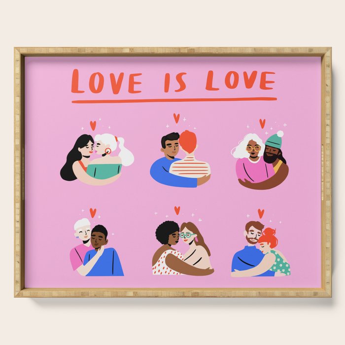 Love is Love Serving Tray Gallery Image 1
