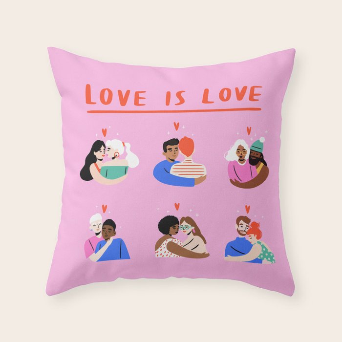 Love is Love Throw Pillow Gallery Image 6