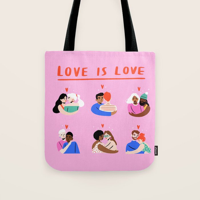 Love is Love Tote Bag Gallery Image 1