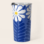 Daisy Dreams - Whimsical Flower Illustration Travel Mug Gallery Image 3