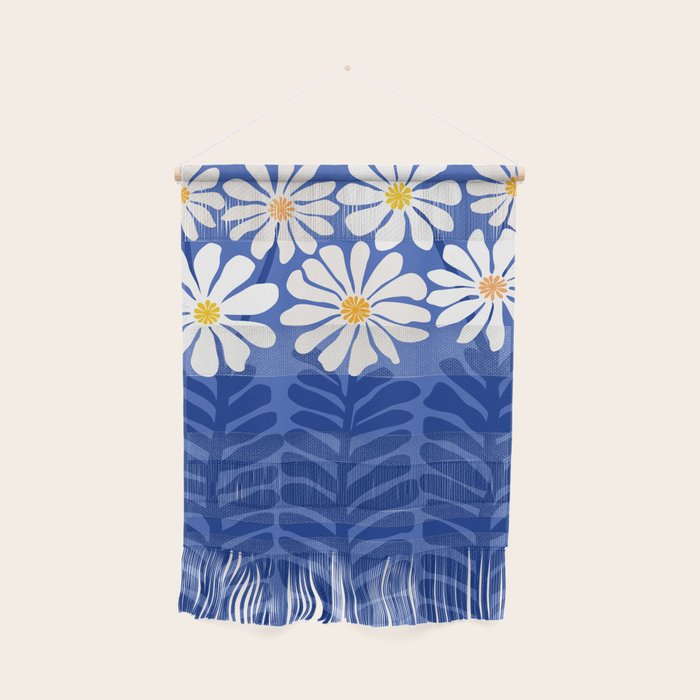 Daisy Dreams - Whimsical Flower Illustration Wall Hanging Gallery Image 1