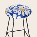 Daisy Dreams - Whimsical Flower Illustration Stool Gallery Image 2