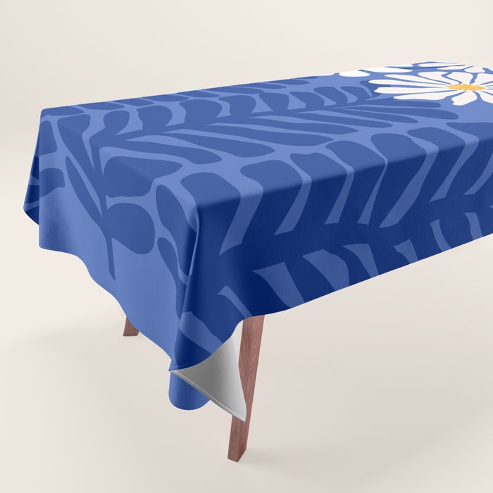 Daisy Dreams - Whimsical Flower Illustration Tablecloth Gallery Image 1