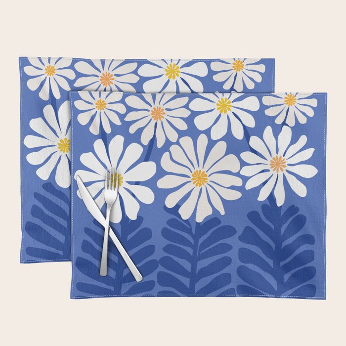 Daisy Dreams - Whimsical Flower Illustration Placemat Gallery Image 1
