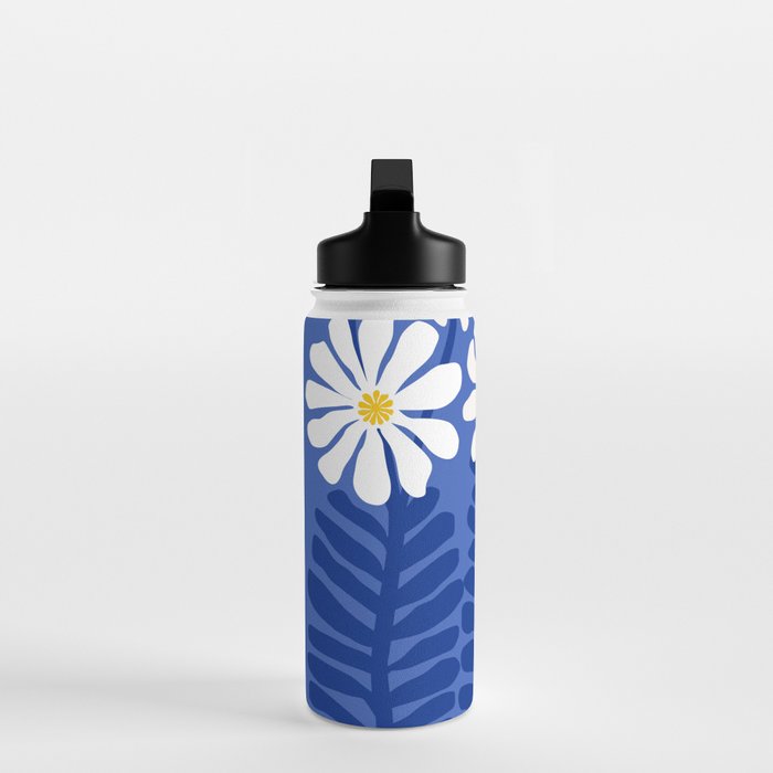 Daisy Dreams - Whimsical Flower Illustration Water Bottle Gallery Image 3