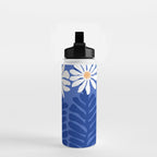 Daisy Dreams - Whimsical Flower Illustration Water Bottle Gallery Image 2