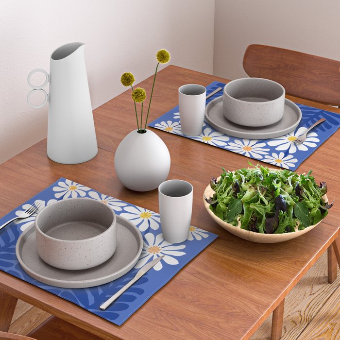 Daisy Dreams - Whimsical Flower Illustration Placemat Gallery Image 2