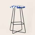 Daisy Dreams - Whimsical Flower Illustration Stool Gallery Image 1