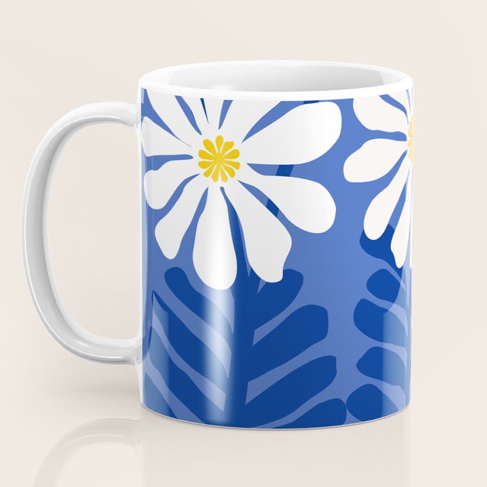 Daisy Dreams - Whimsical Flower Illustration Coffee Mug Gallery Image 3
