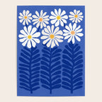 Daisy Dreams - Whimsical Flower Illustration Poster Gallery Image 4