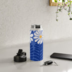 Daisy Dreams - Whimsical Flower Illustration Water Bottle Gallery Image 4