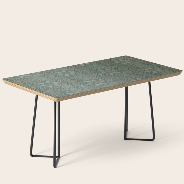 Ispahan by William Morris 1888 Antique Vintage Victorian Jugendstil Art Nouveau Retro Pattern Coffee Table Gallery Image 1