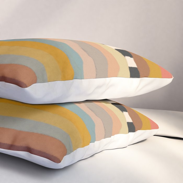 Mix of Stripes #11 Pillow Sham Gallery Image 3