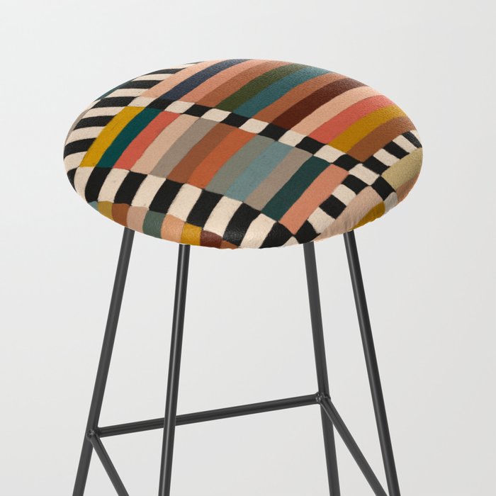 Mix of Stripes #11 Stool Gallery Image 2
