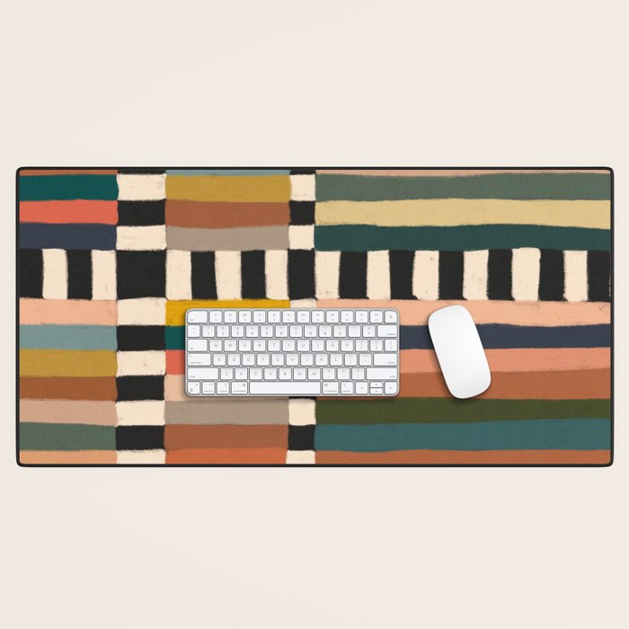 Mix of Stripes #11 Desk Mat Gallery Image 1