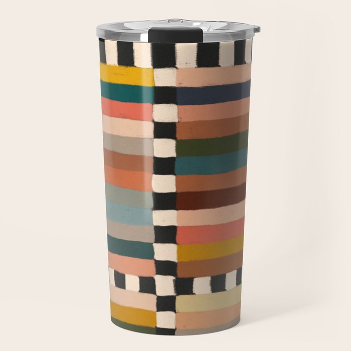 Mix of Stripes #11 Travel Mug Gallery Image 1