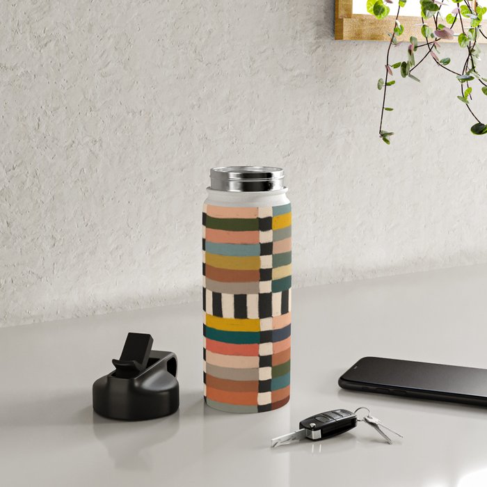 Mix of Stripes #11 Water Bottle Gallery Image 4