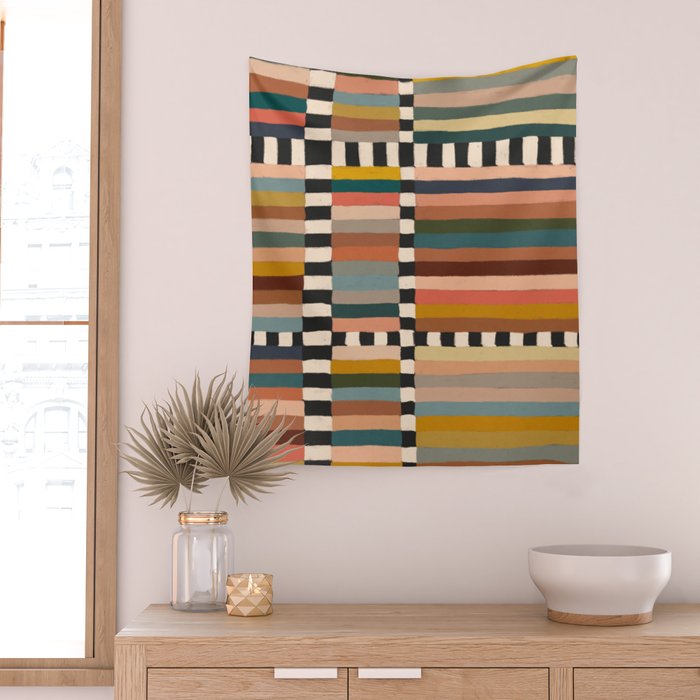 Mix of Stripes #11 Wall Tapestry Gallery Image 2