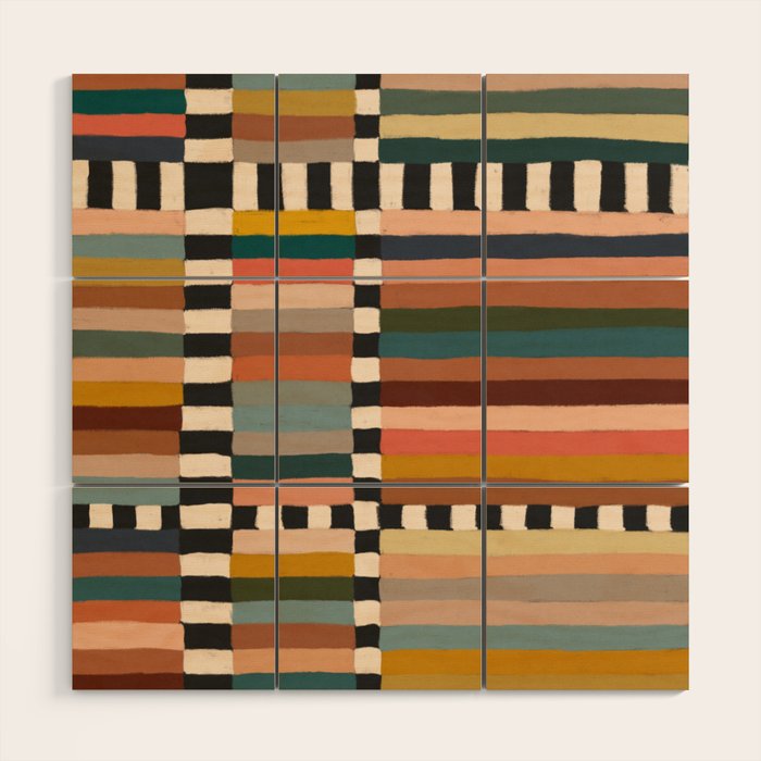 Mix of Stripes #11 Wood Wall Art Gallery Image 1